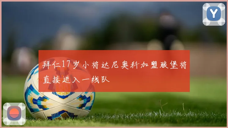 拜仁17岁小将达尼奥科加盟狼堡将直接进入一线队